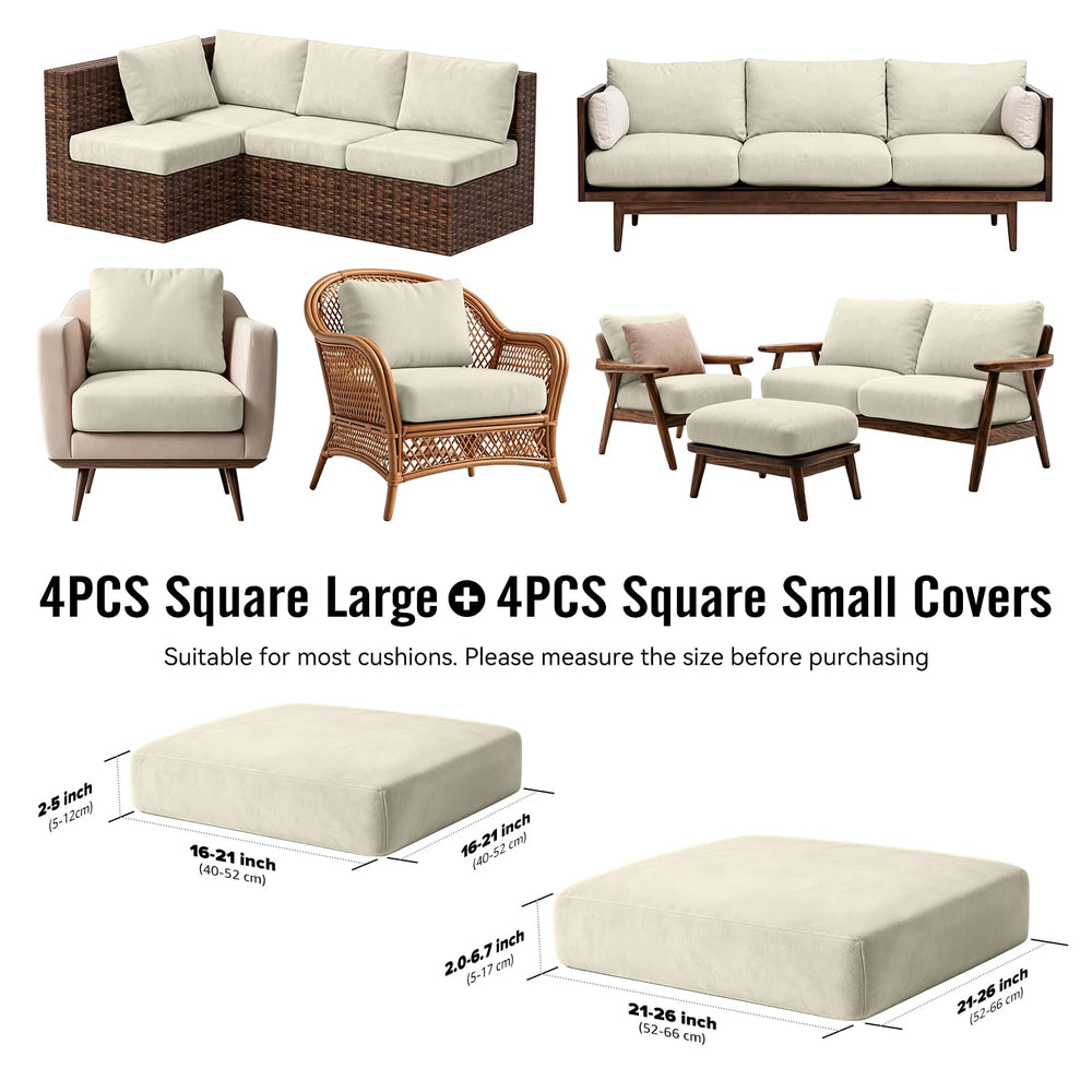 Stretch-fit design of Vorshape cushion covers