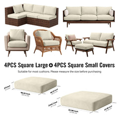 Stretch-fit design of Vorshape cushion covers