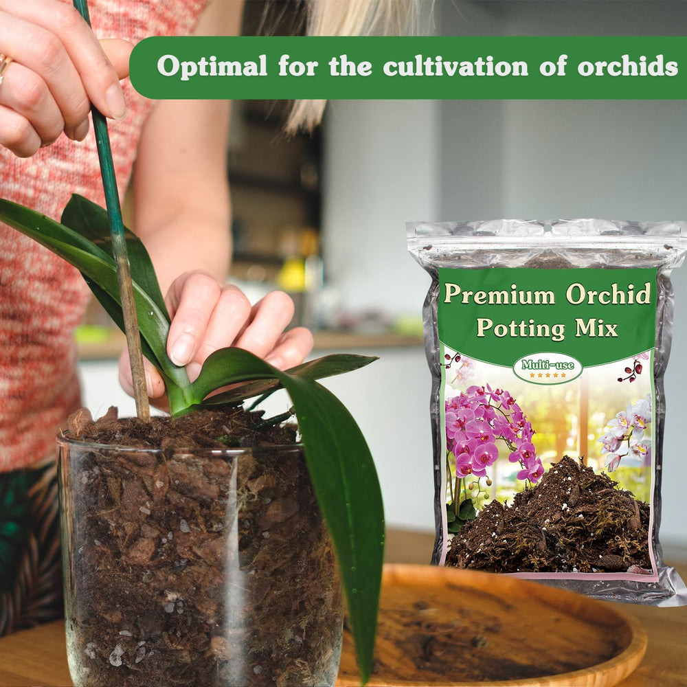Stroller Orchid Potting Mix texture and composition