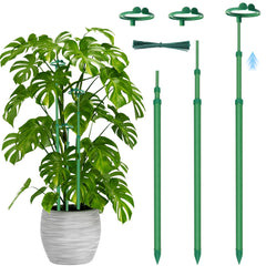 Stroller Telescoping Plant Stakes 17.9 to 42.3 inches green finish
