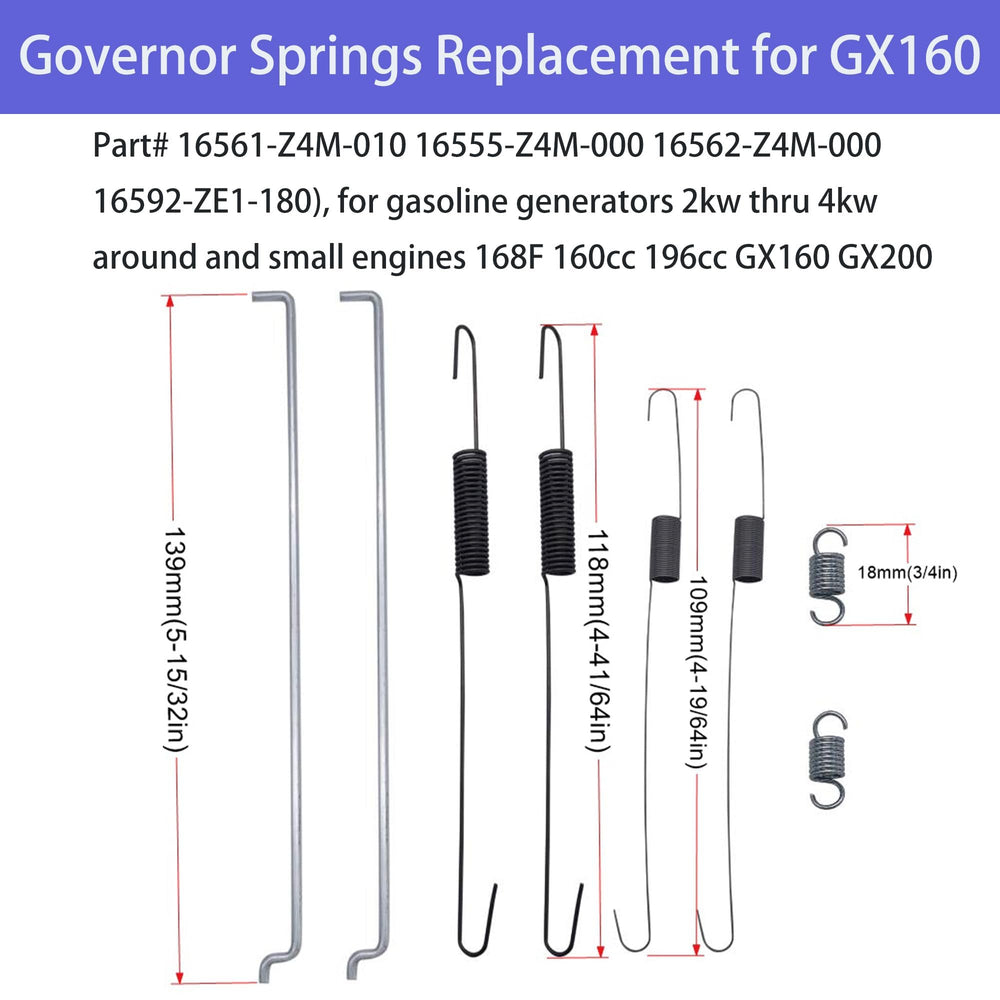 Strongthium governor spring set for lawn mower engines