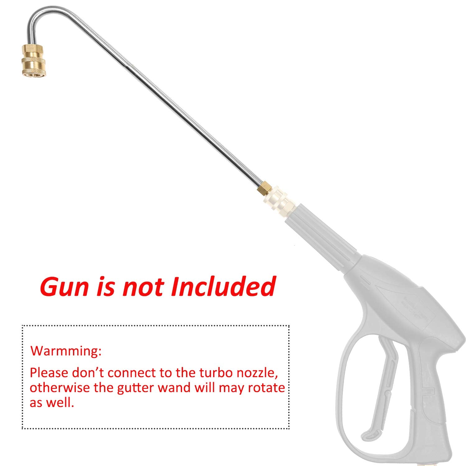 STYDDI Gutter Cleaner Attachment pack size and specifications