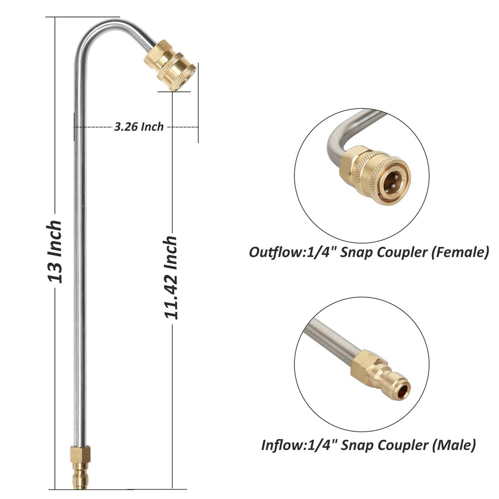 STYDDI Gutter Cleaner Attachment with quick connect feature