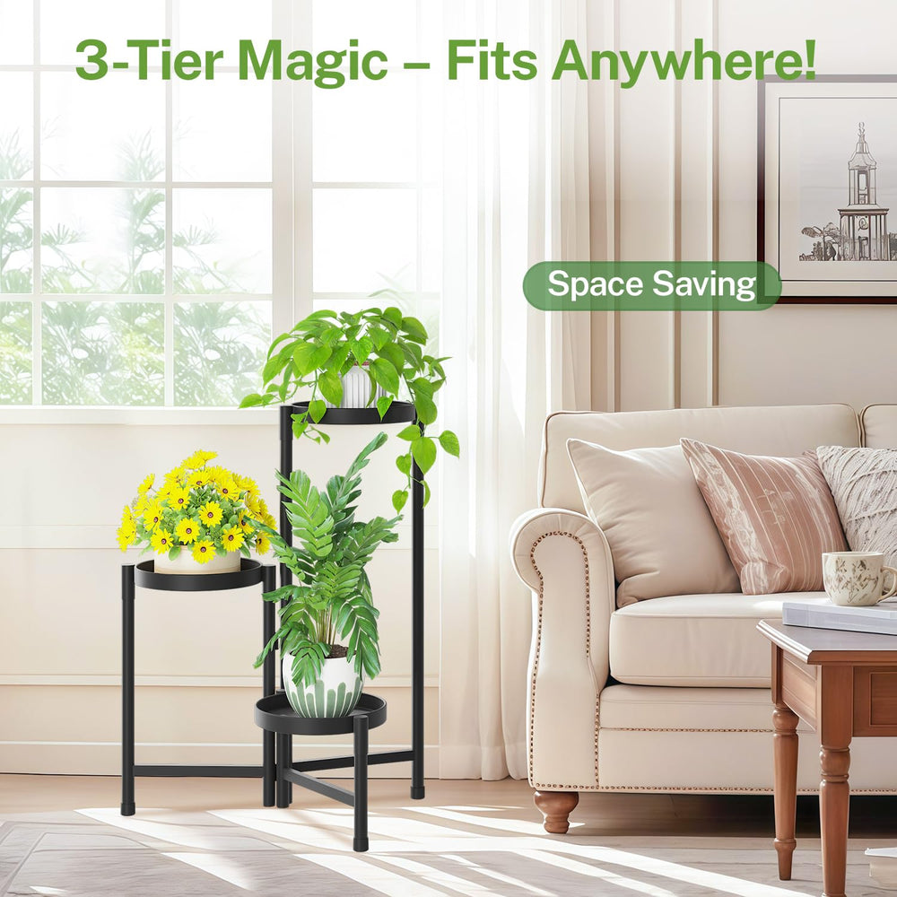 Stylish iDavosic.ly Plant Stand improving indoor decor