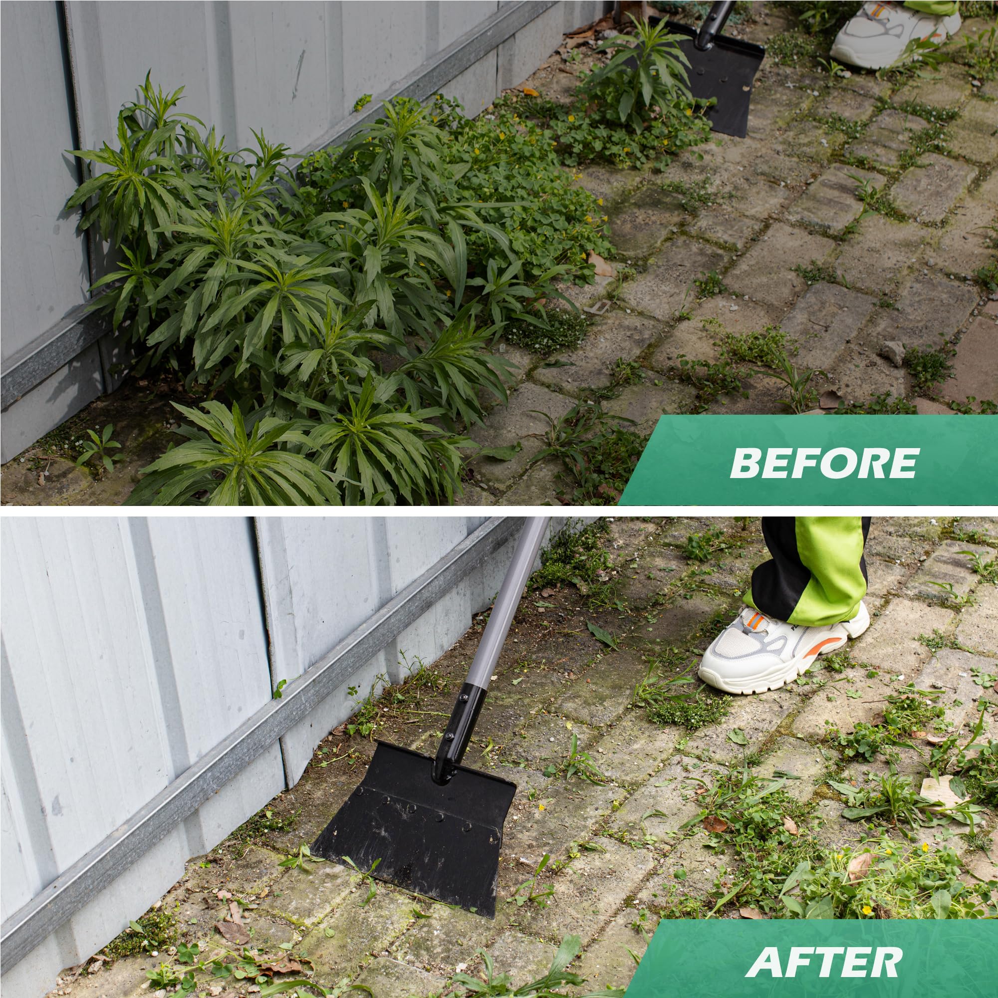 Suchtale Flat Shovel in use on patio