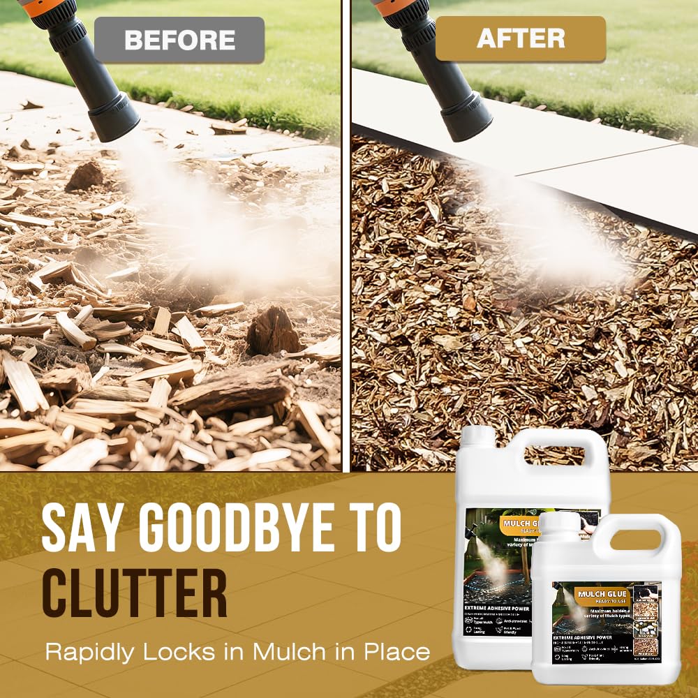 Sudale Mulch Glue 1 Gallon with sprayer attachment