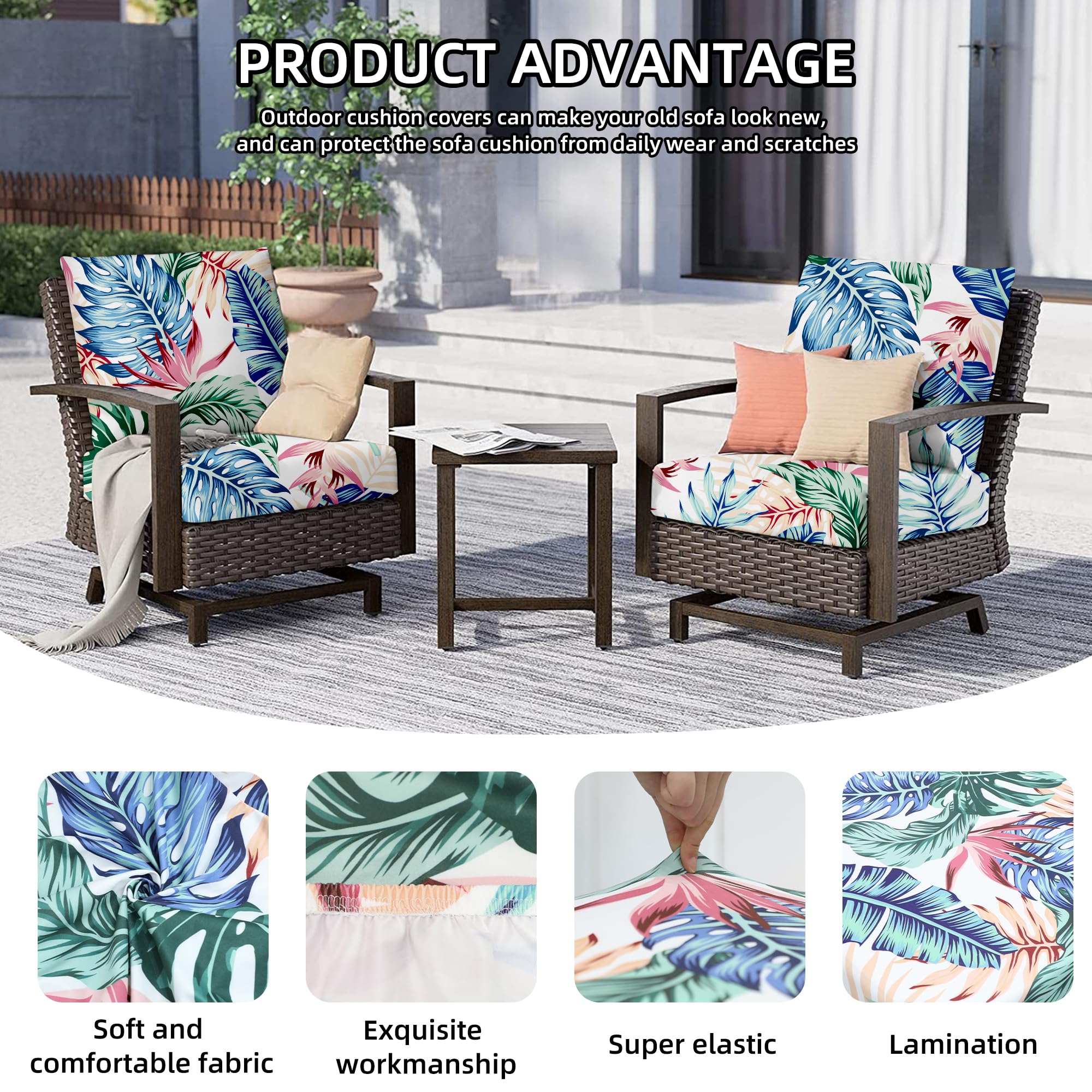 SUKAIKEQA 8PCS cushion covers in assorted colours and patterns