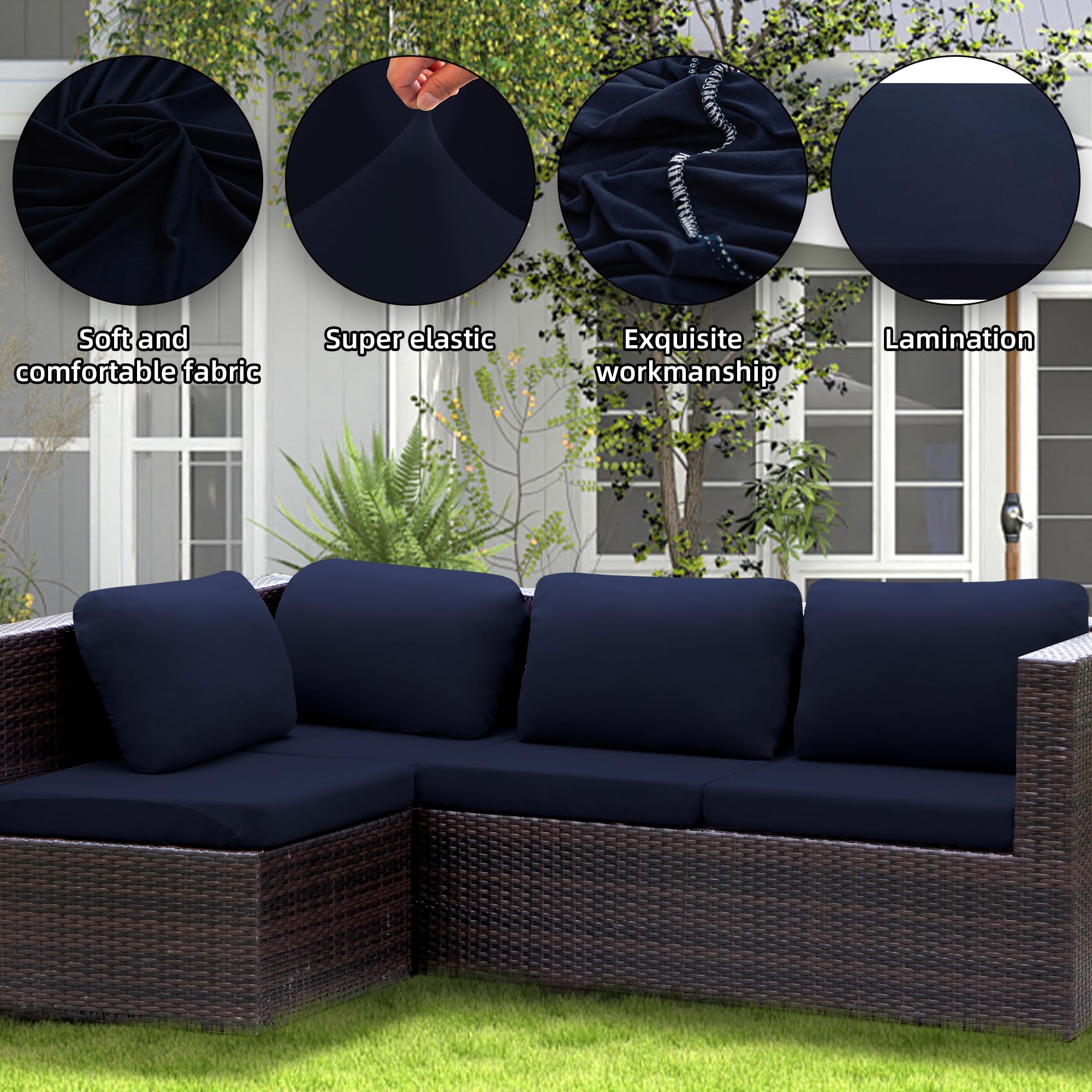 SUKAIKEQA cushion cover set displayed in packaging
