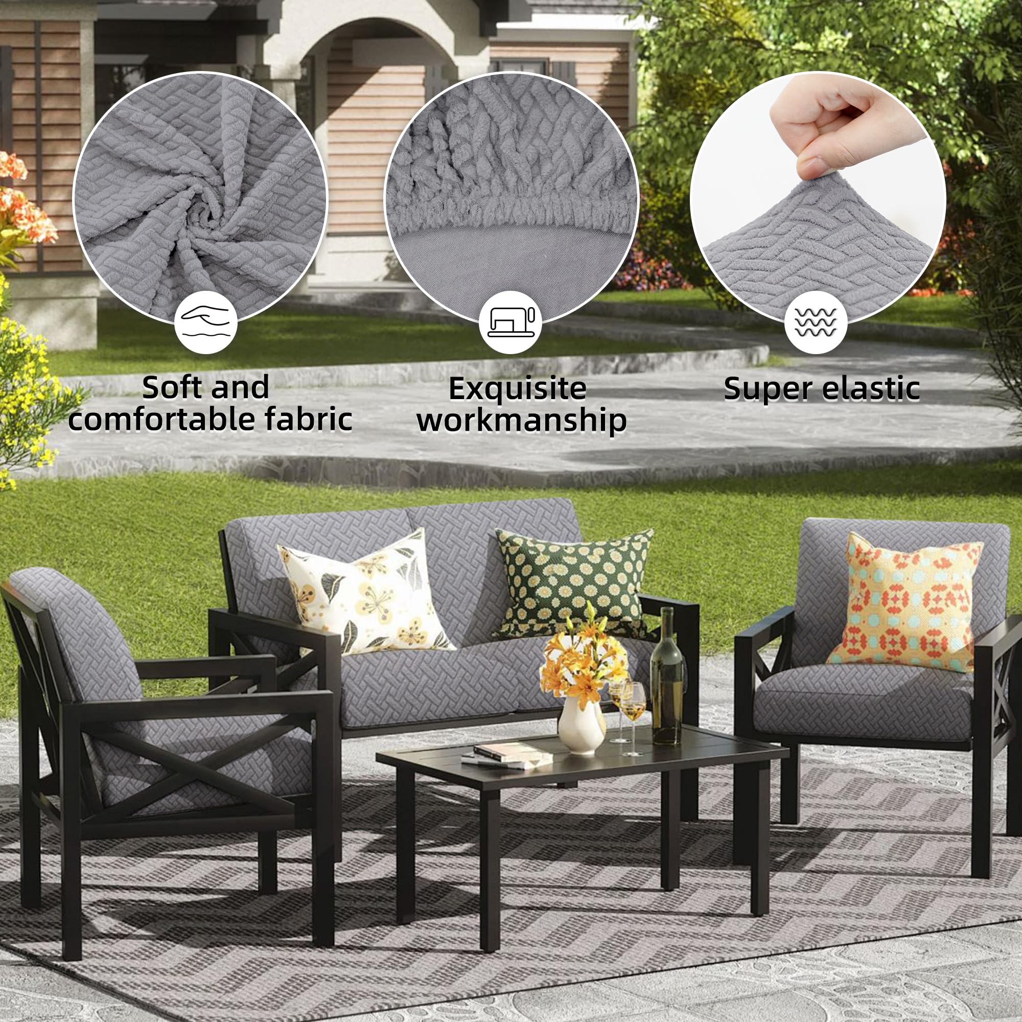 SUKAIKEQA cushion cover set packaging view