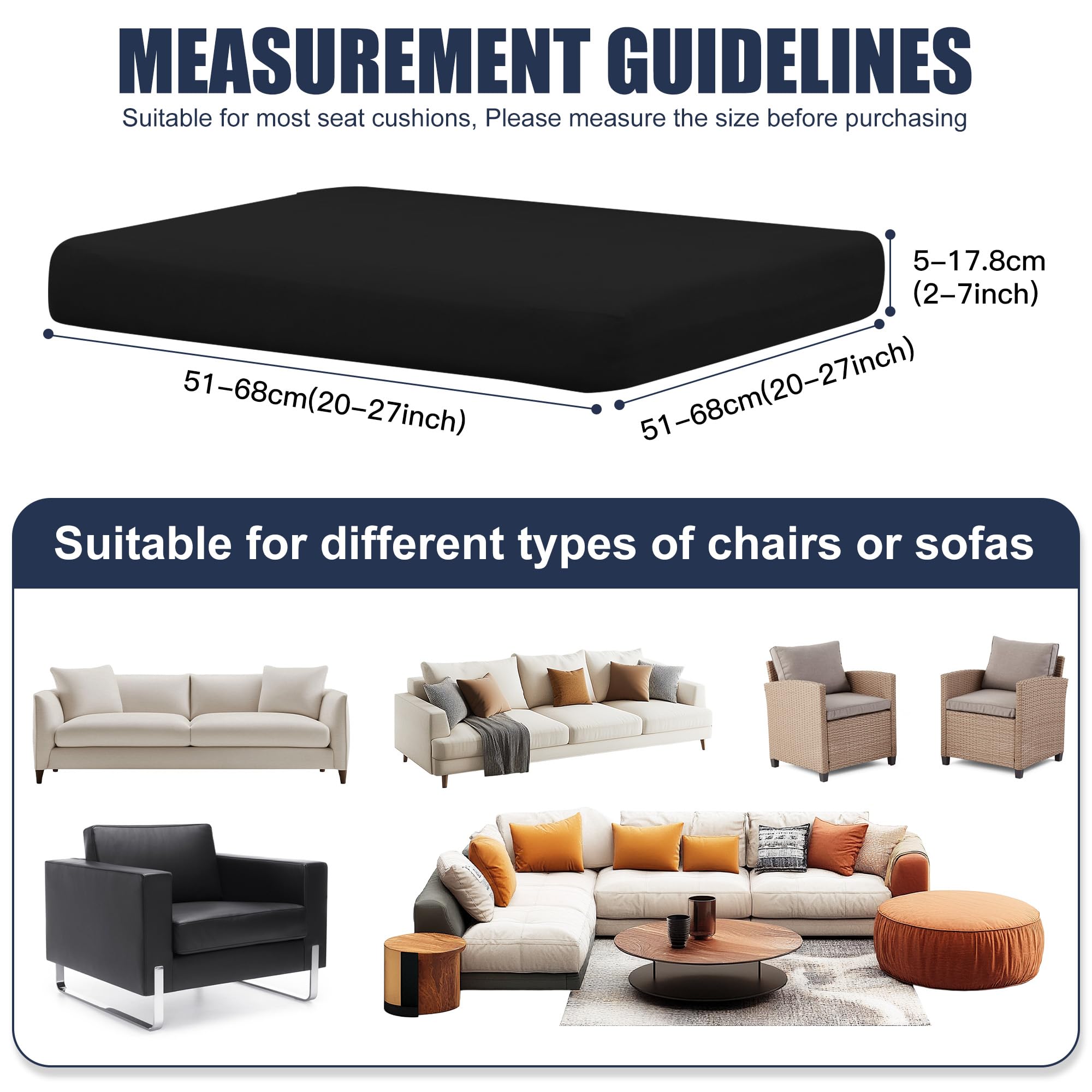 SUKAIKEQA cushion covers displayed on outdoor furniture