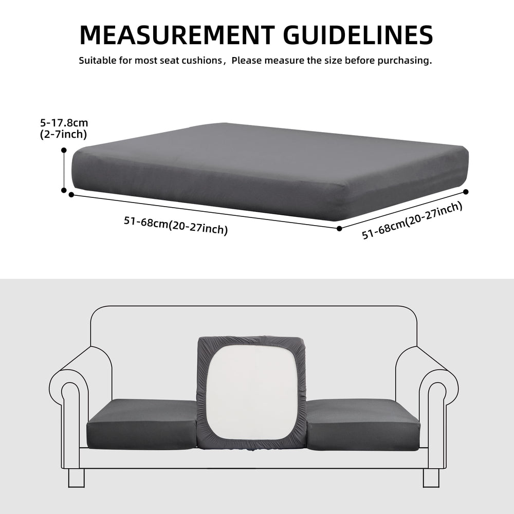 SUKAIKEQA cushion covers set with elastic hem