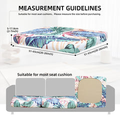 SUKAIKEQA cushion covers showing stretch fabric and elastic hem