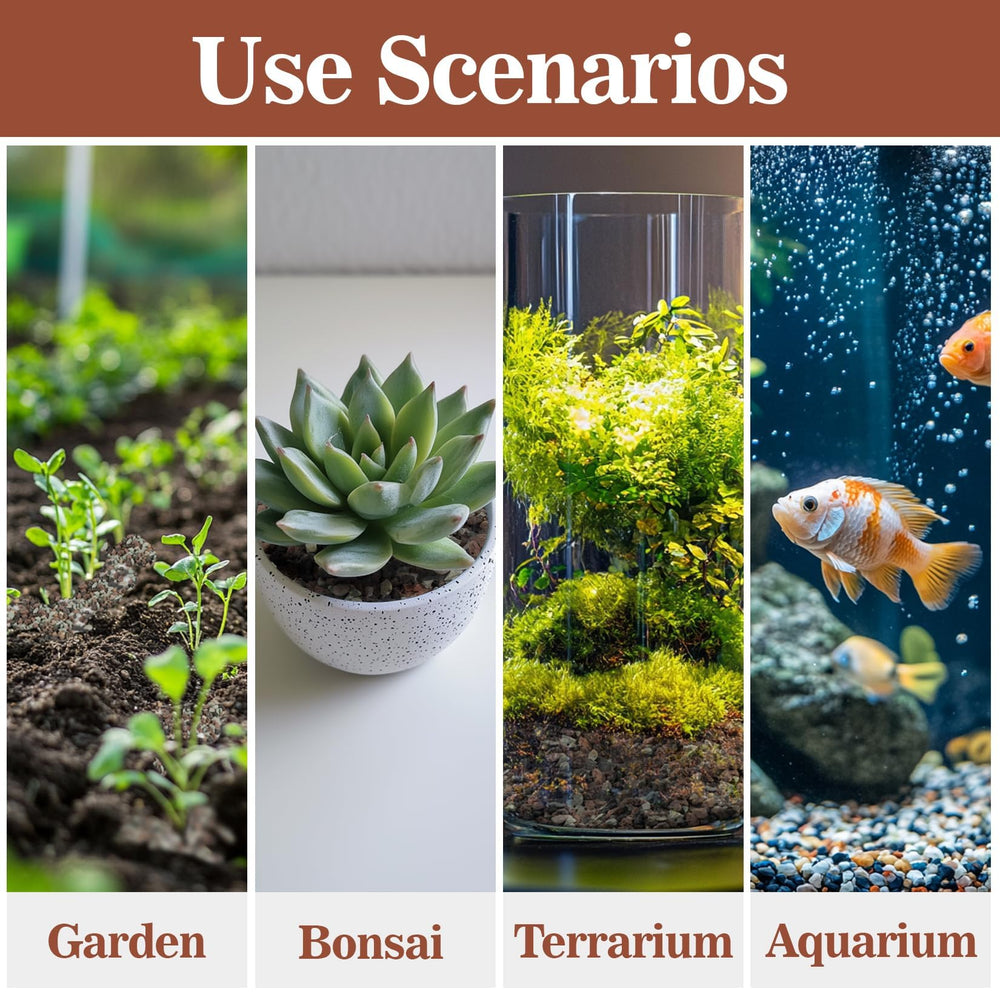 Sukh lava pebbles used in an aquarium setup