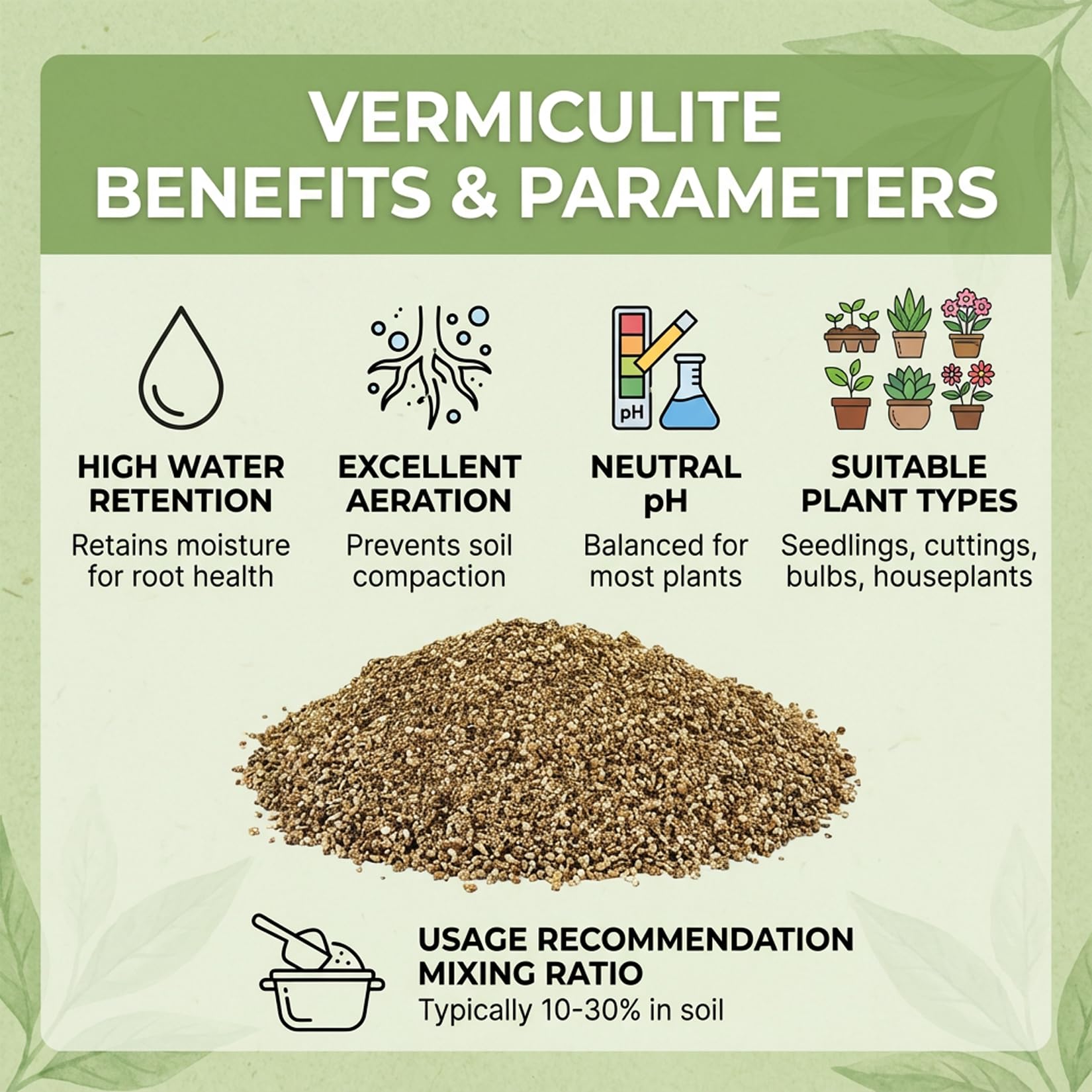 Sukh Organic Vermiculite in a garden bed