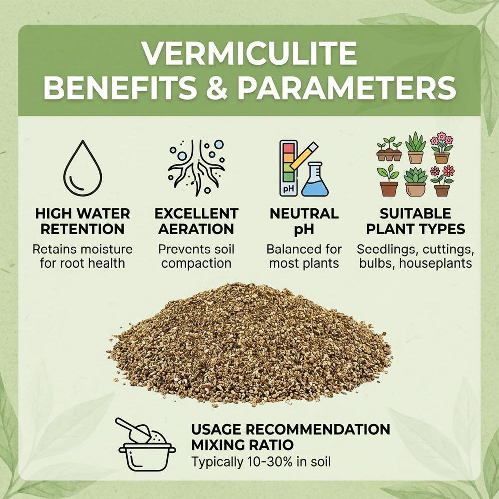Sukh Organic Vermiculite in a garden bed