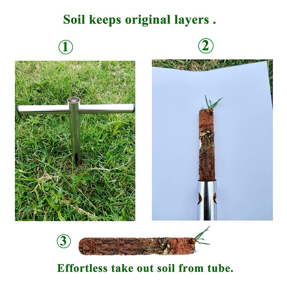 Sukiise Soil Sample Probe with user manual and pushing stick