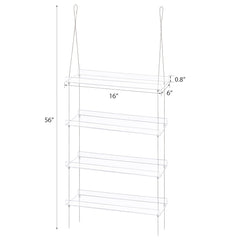 Sumerflos 4 Tier Acrylic Window Plant Shelves installation instructions