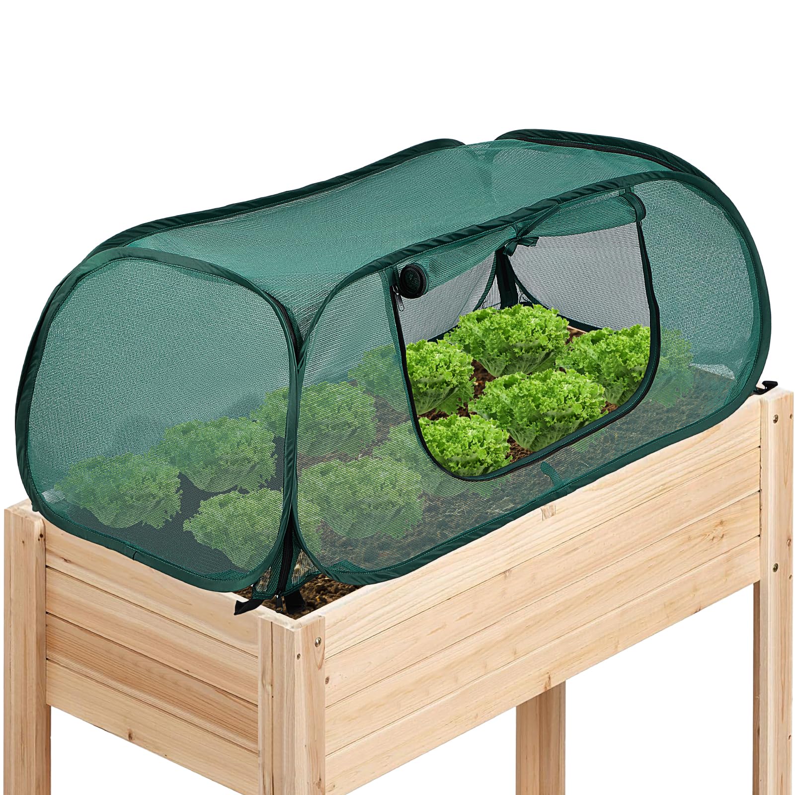 SUMGROW Garden Bed Cover 2-Pack mesh netting tent