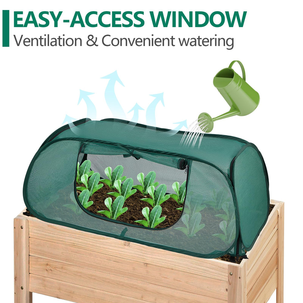SUMGROW mesh tent with 30% sunblock shade cloth