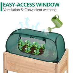 SUMGROW mesh tent with 30% sunblock shade cloth