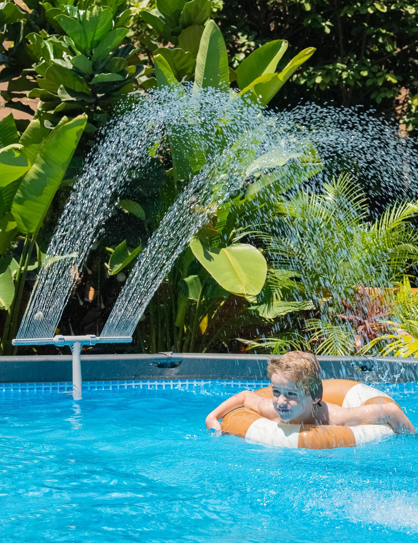 SUMMERBUDDY Dual Spray Pool Fountain packaging