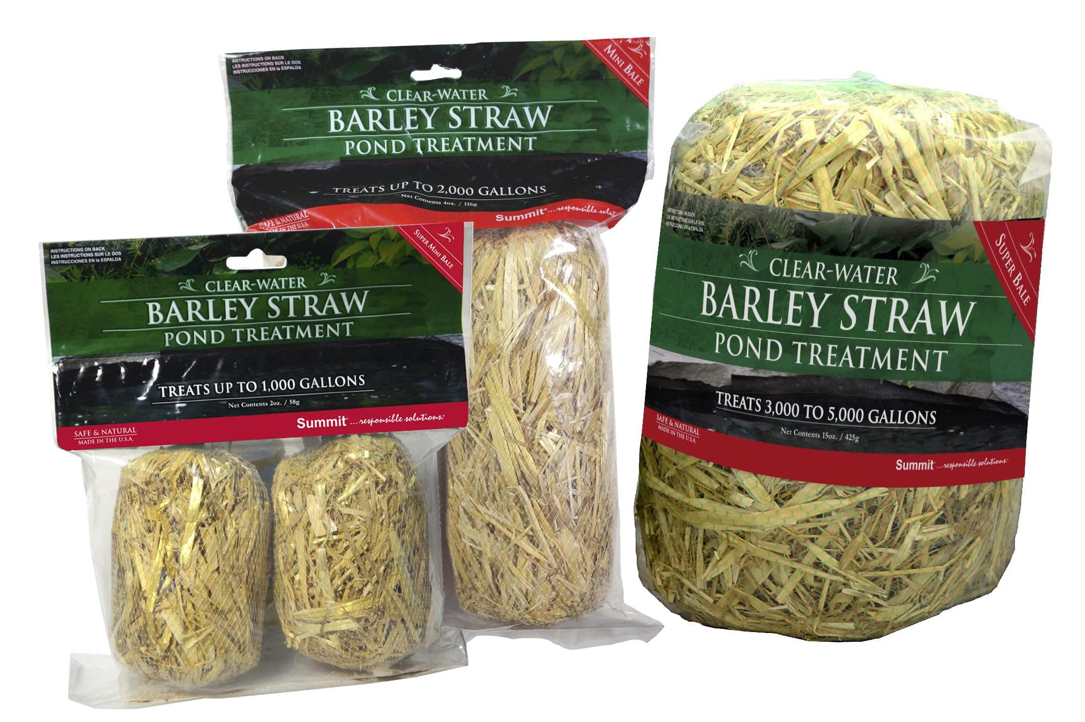 Summit Clear-Water Barley Straw Bale packaging