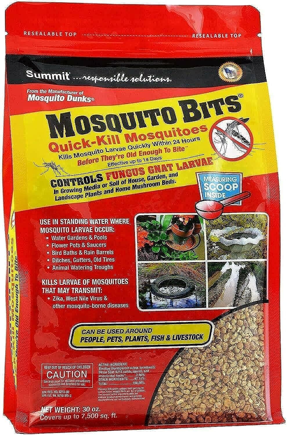Summit Mosquito Bits 1.87 lb granules in packaging