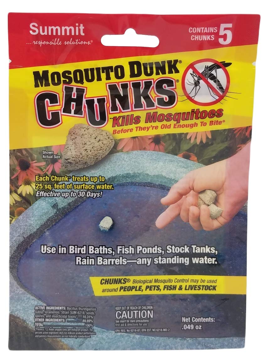 Summit Mosquito Dunk Chunks packaging front view