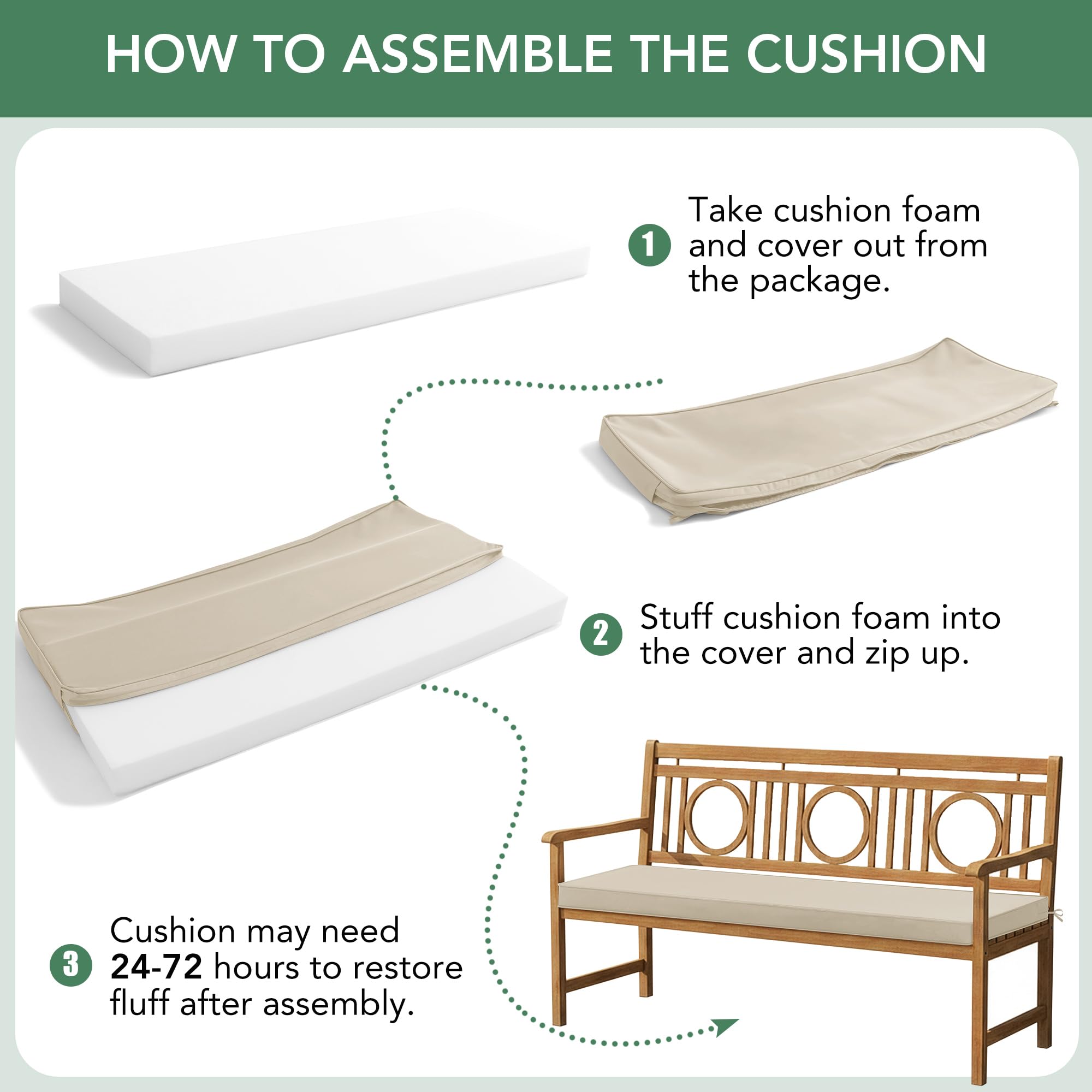 Summsun Cushion in a relaxed outdoor seating arrangement