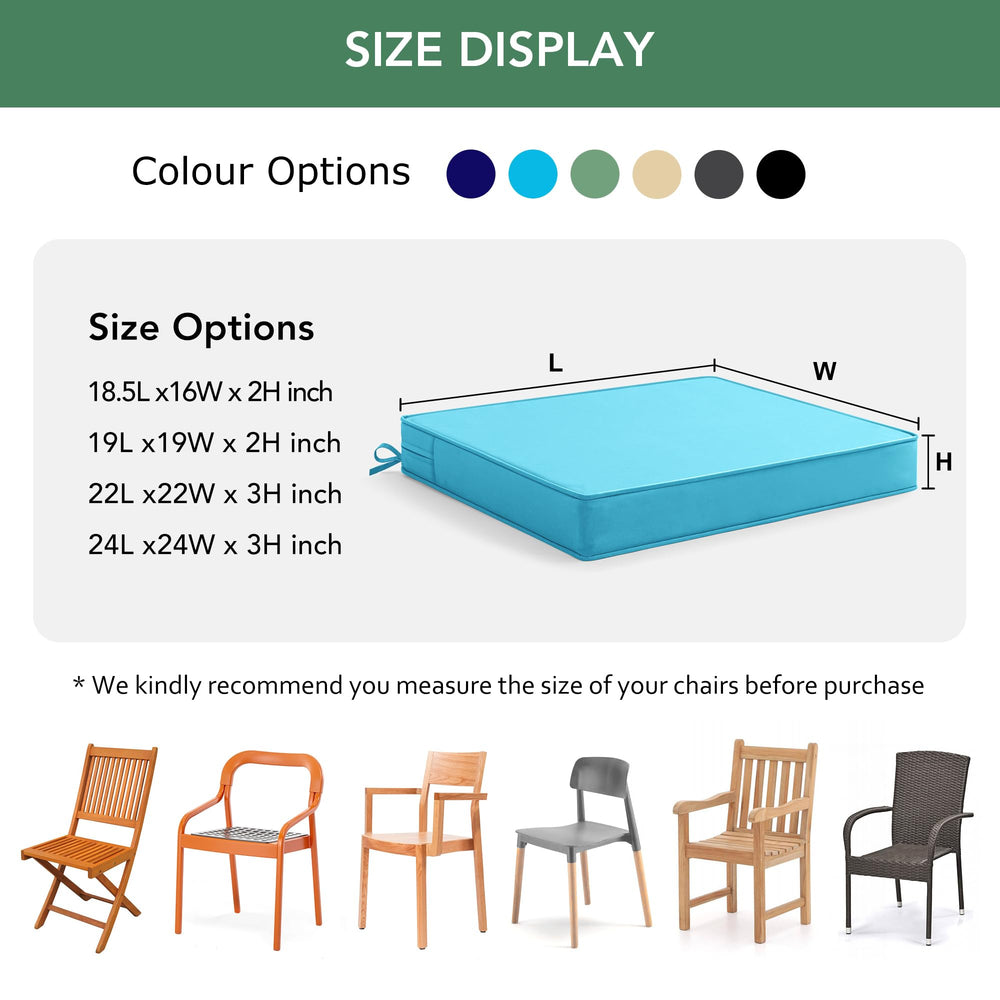 Summsun cushion set displayed with a patio table