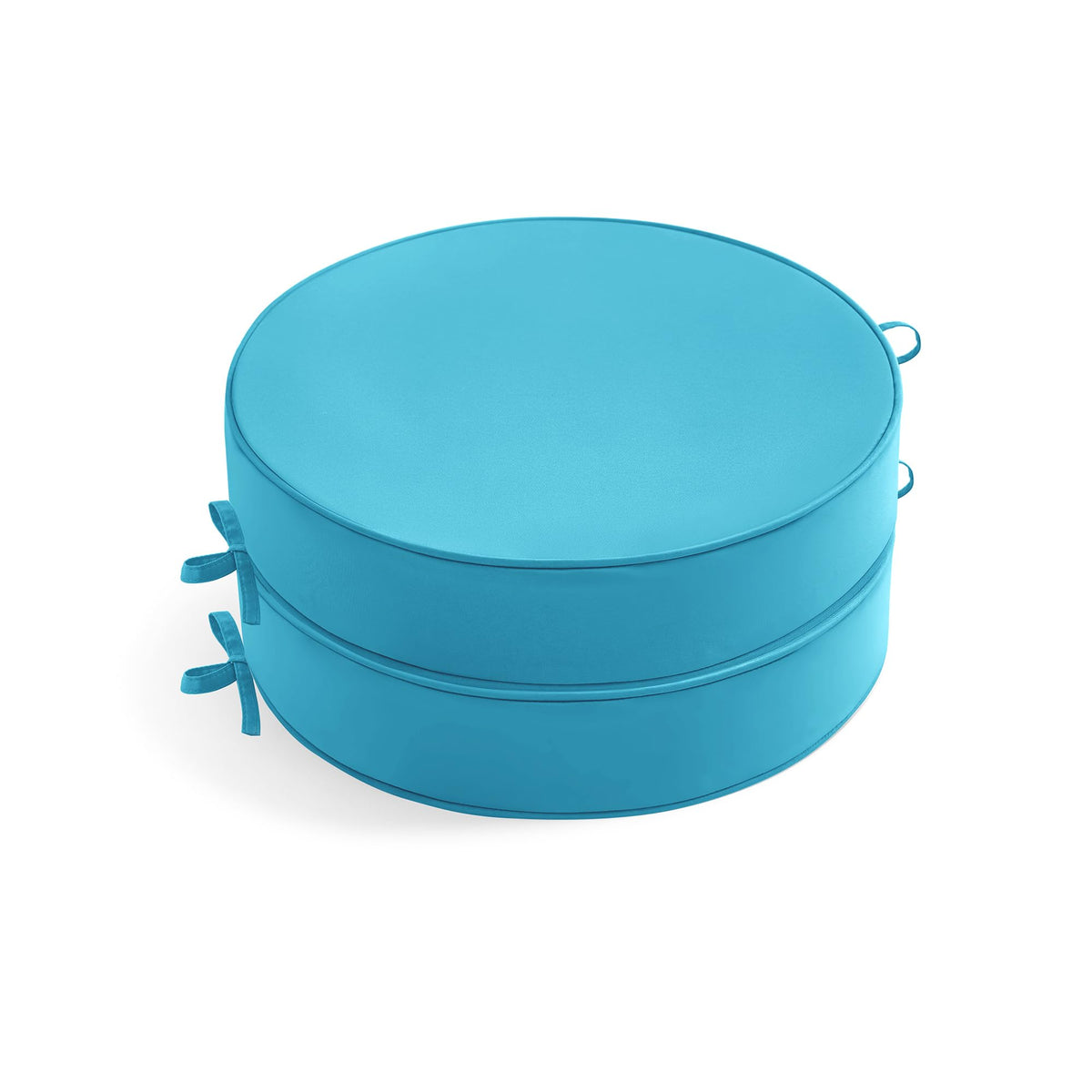 Summsun Outdoor Bistro Chair Cushion front view in teal