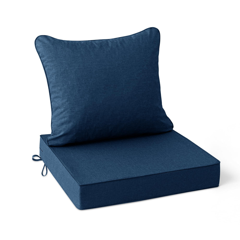 Summsun Outdoor Chair Cushion navy front view