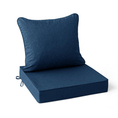 Summsun Outdoor Chair Cushion navy front view