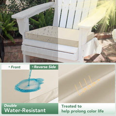 Summsun outdoor chair cushions beige with adjustable straps