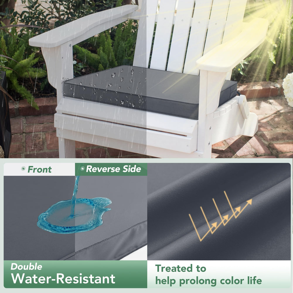 Summsun Outdoor Chair Cushions displayed on a patio chair