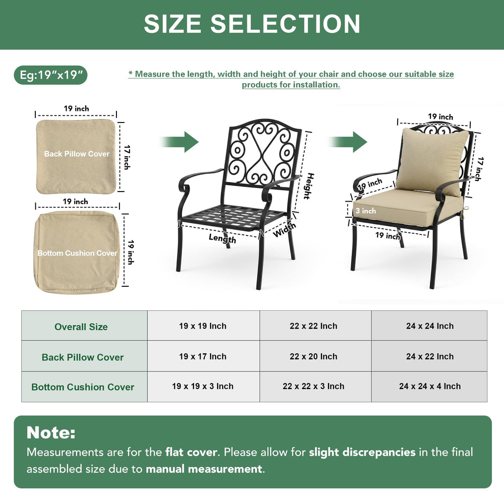 Summsun Outdoor Chair Cushions packaged for shipment