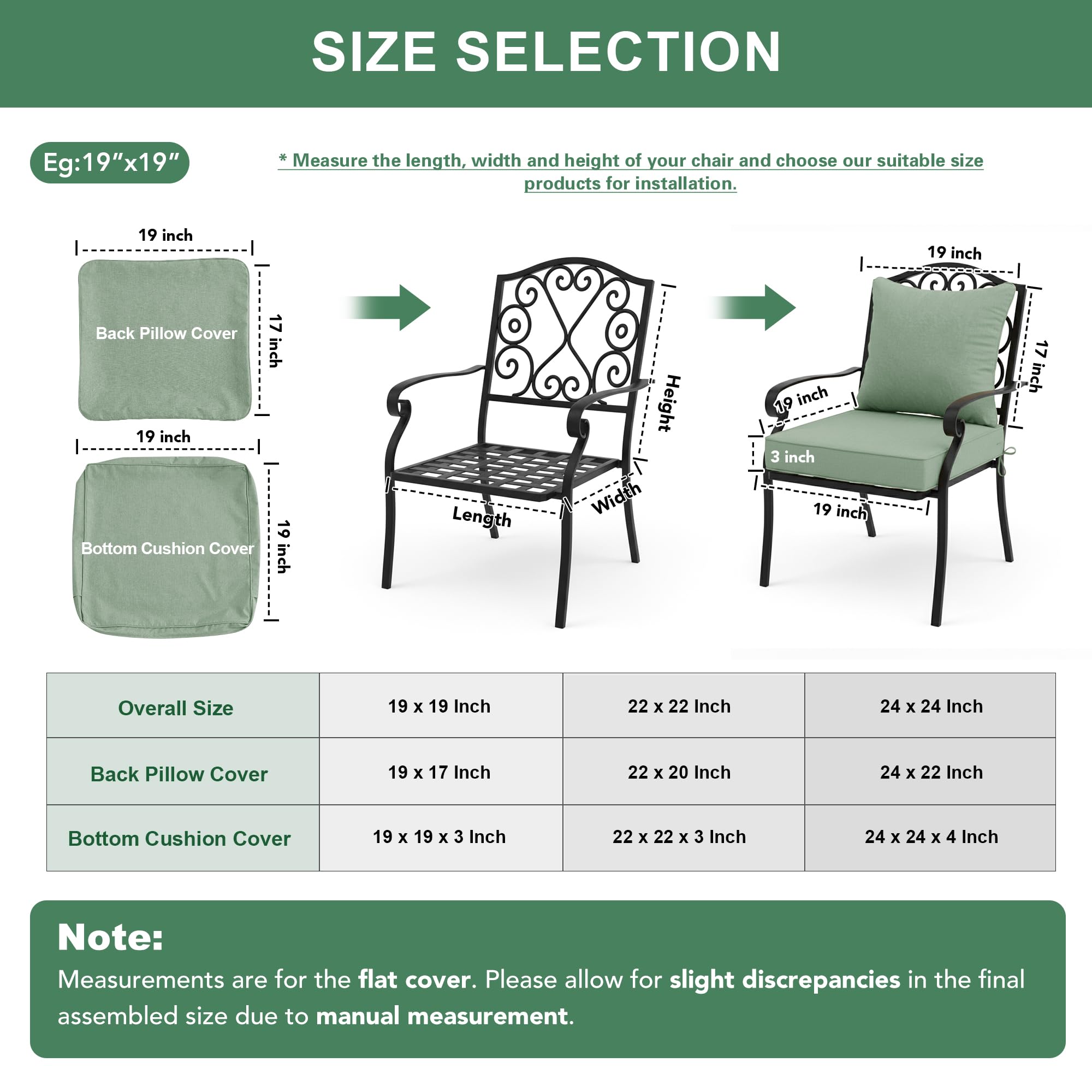 Summsun Outdoor Cushion 24x24 inch displayed in garden