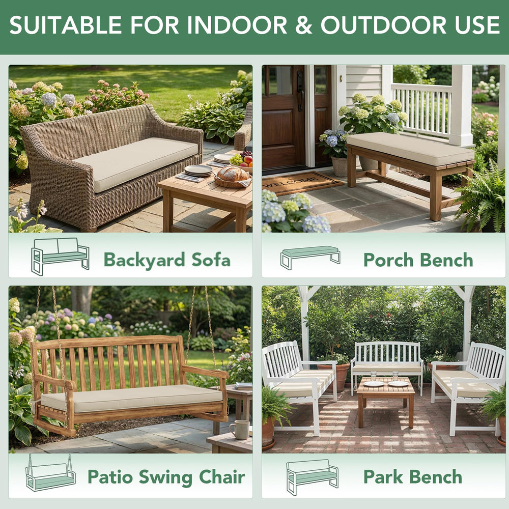 Summsun Outdoor Cushion on a patio sofa
