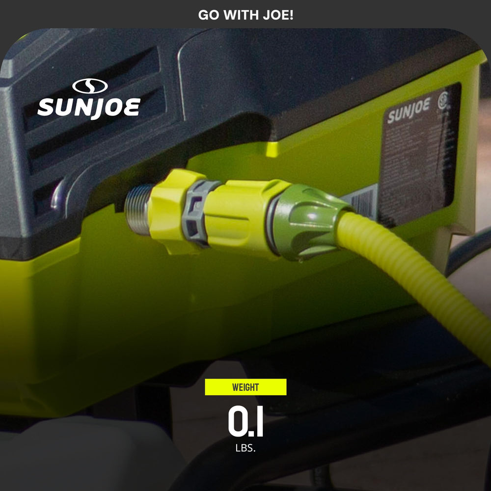 Sun Joe SPX-AGHA garden hose adaptor packaging