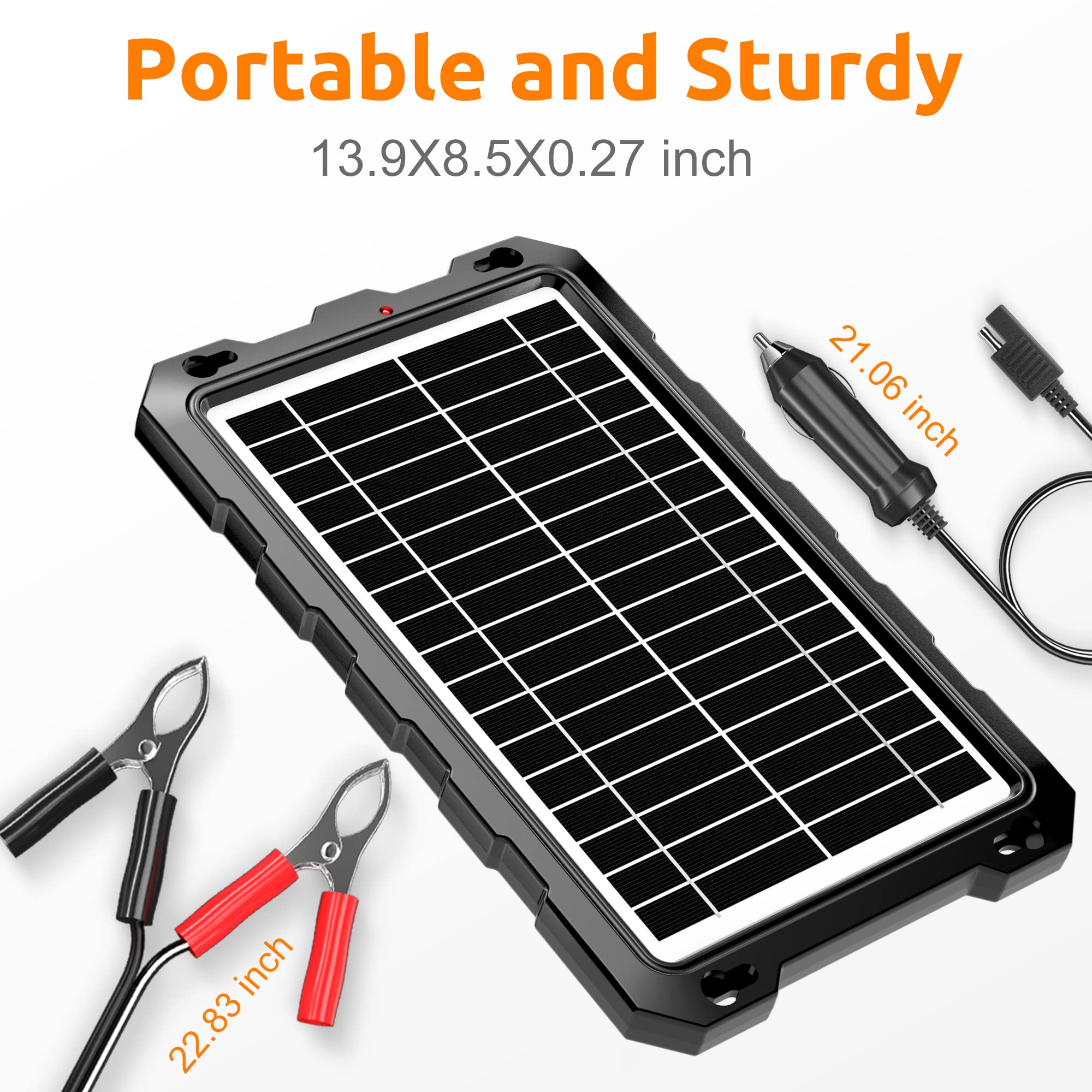 SUNAPEX Solar Charger in outdoor setup with sunlight