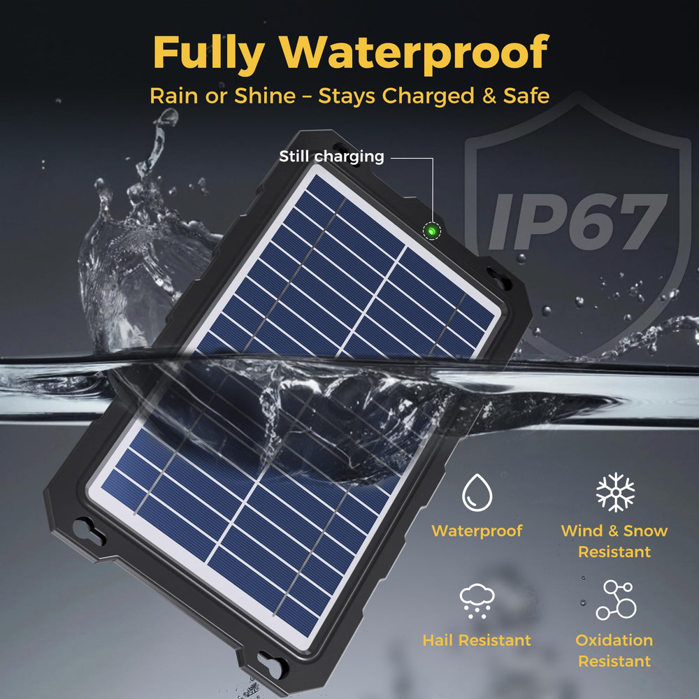 SUNAPEX solar panel showing indicator lights