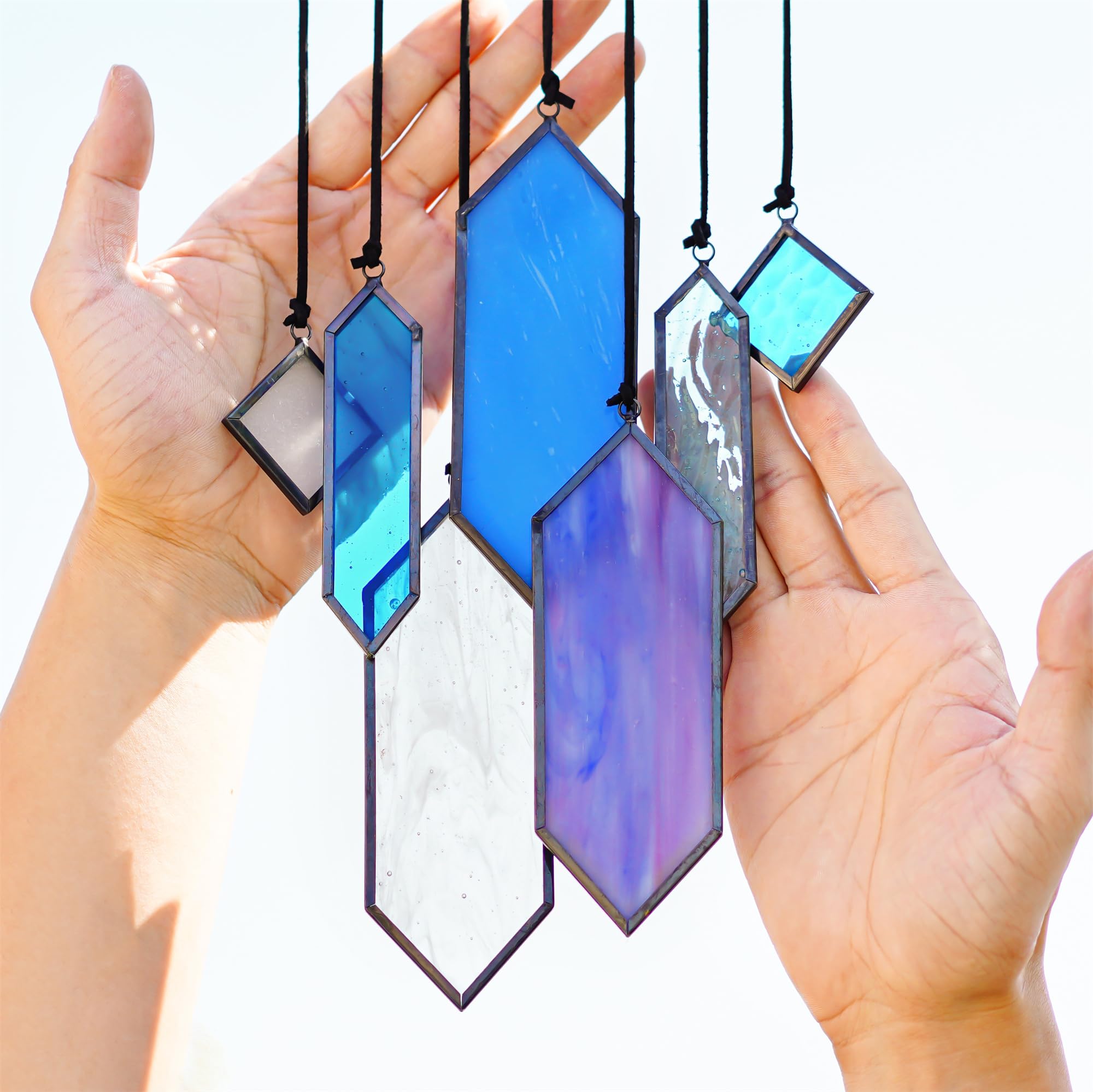 Suncatcher hanging on a Christmas tree