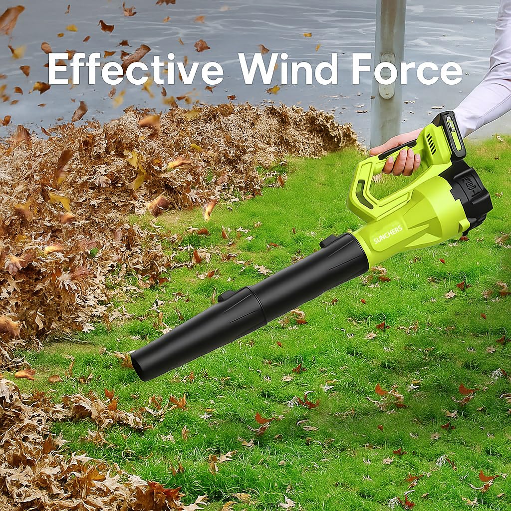 SUNCHERS leaf blower user manual and accessories