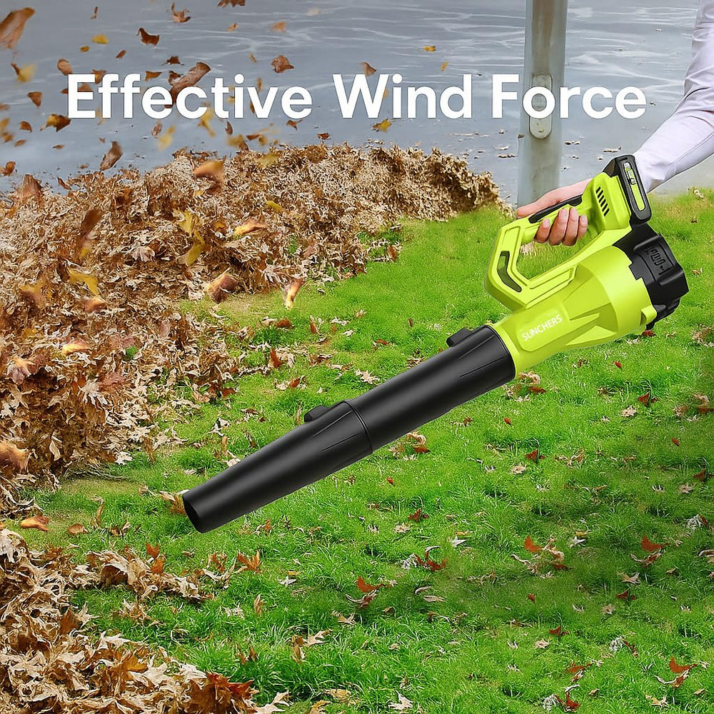 SUNCHERS leaf blower user manual and accessories