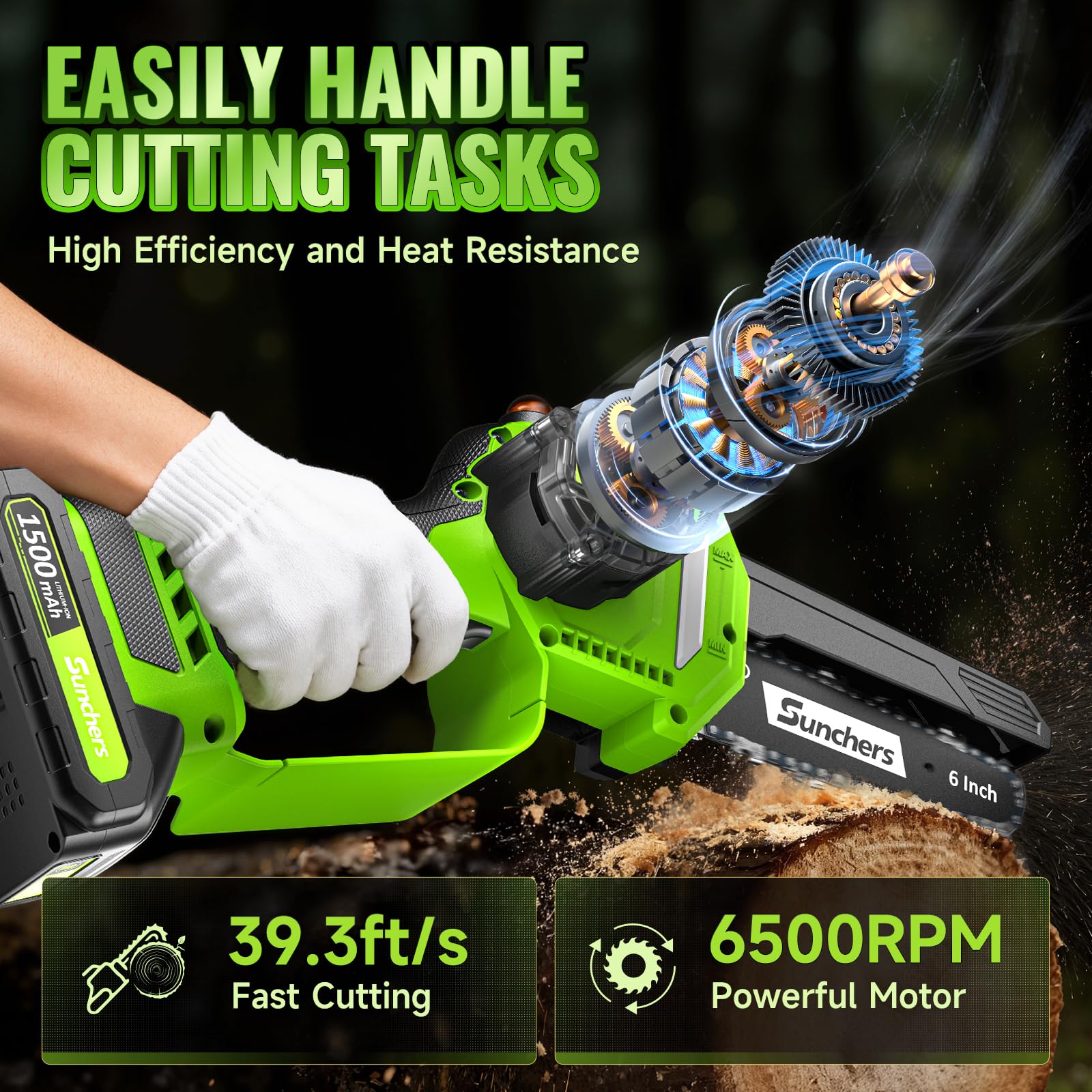 sunchers Mini Chainsaw packed in box