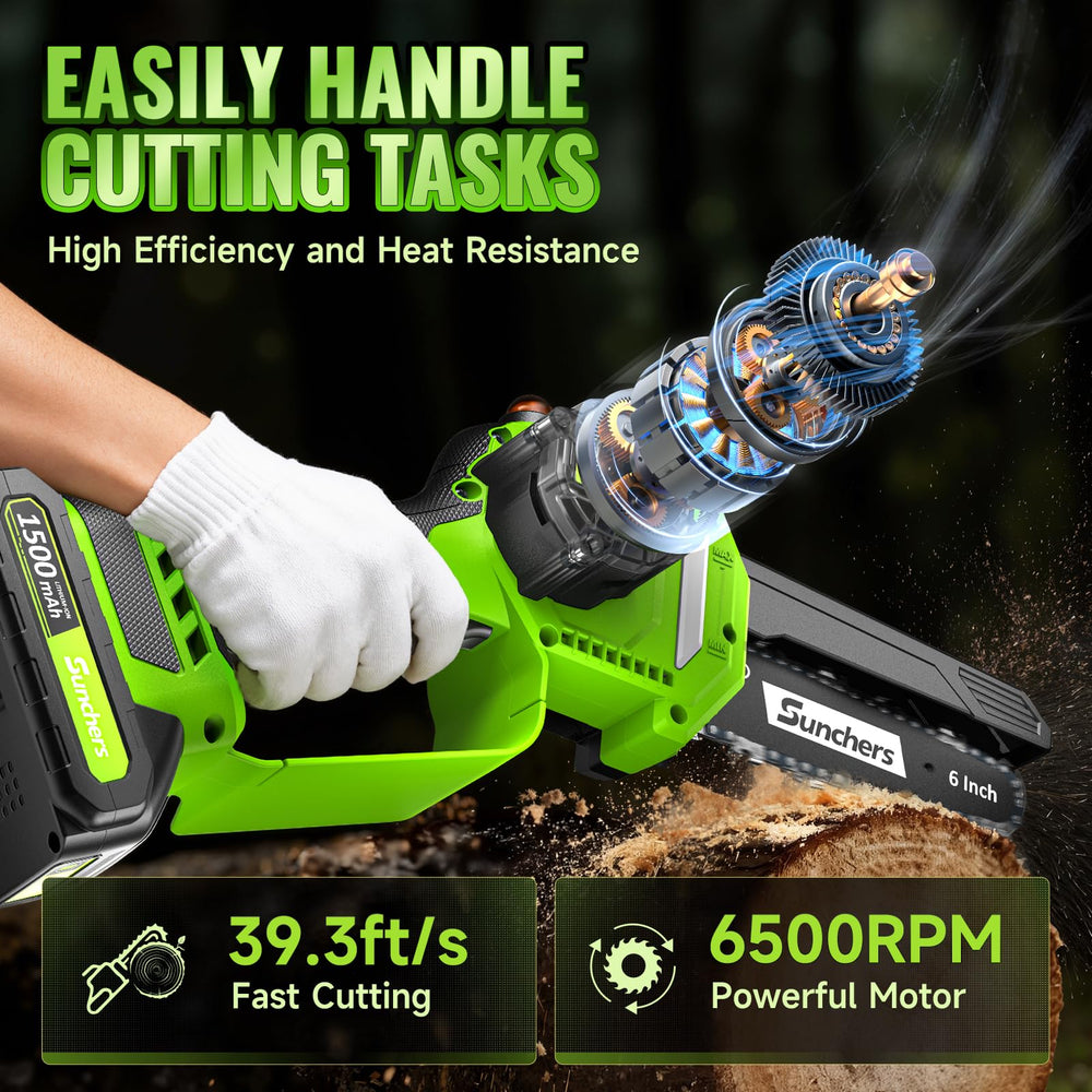 sunchers Mini Chainsaw packed in box