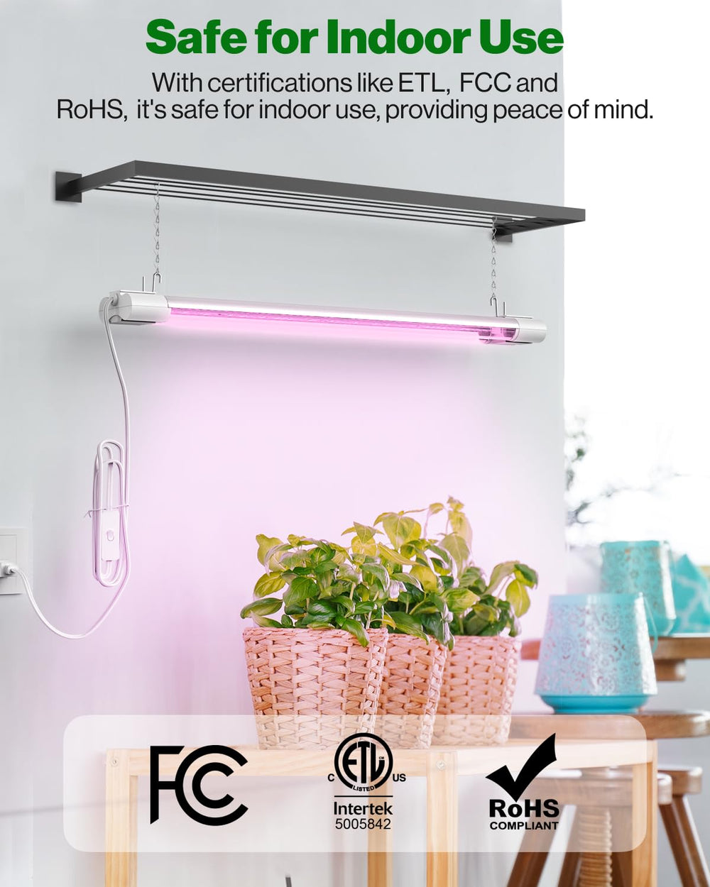 Sunco LED Grow Light linked with other fixtures