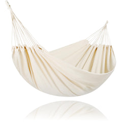 SUNCREAT Camping 2 Person Hammock beige color front view