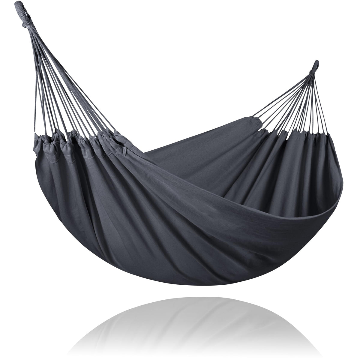 SUNCREAT Extra Large Hammock in Dark Gray, front view