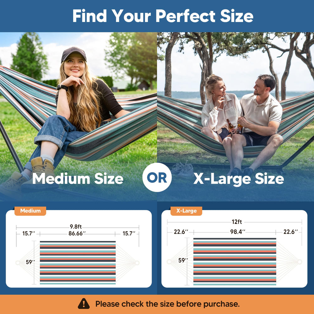 SUNCREAT Extra Large hammock with detailed view of handcrafted ropes